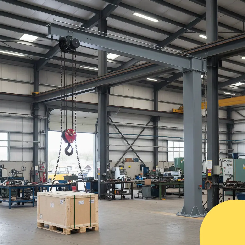 Pillar Mounted Jibe Cranes - Eotcranesinindia